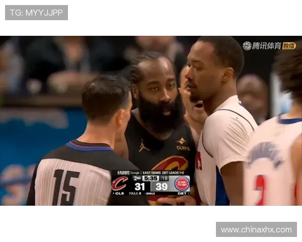 火箭与马刺激战升级哈登与对手场上冲突引发热议